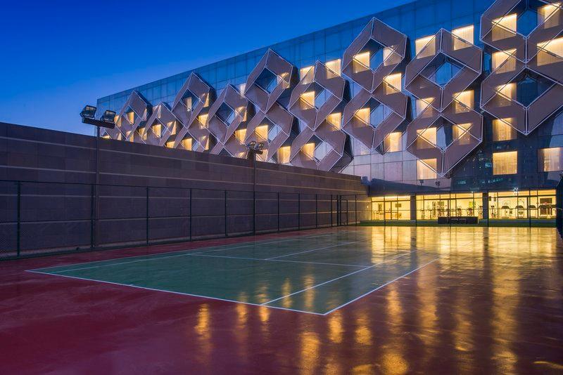 Crowne Plaza Riyadh - Rdc Hotel & Convention By Ihg Exteriör bild The sports hall